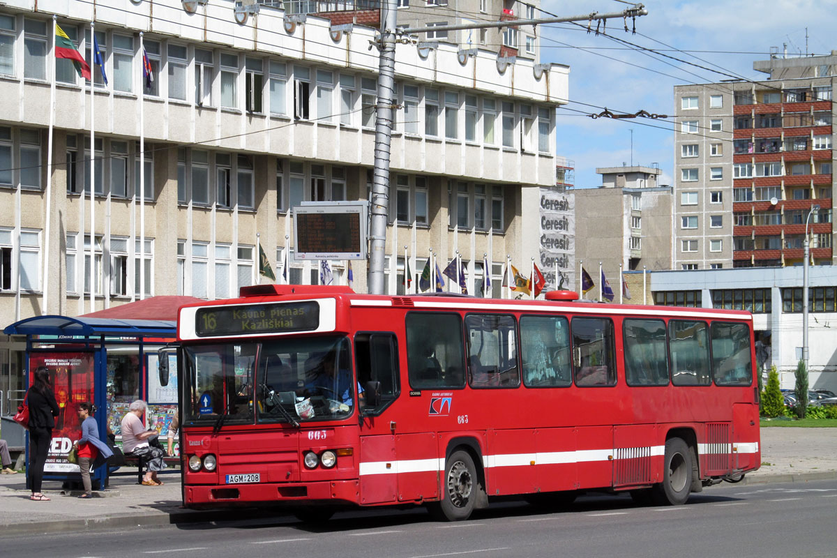 Литва, Scania CN113CLB № 663