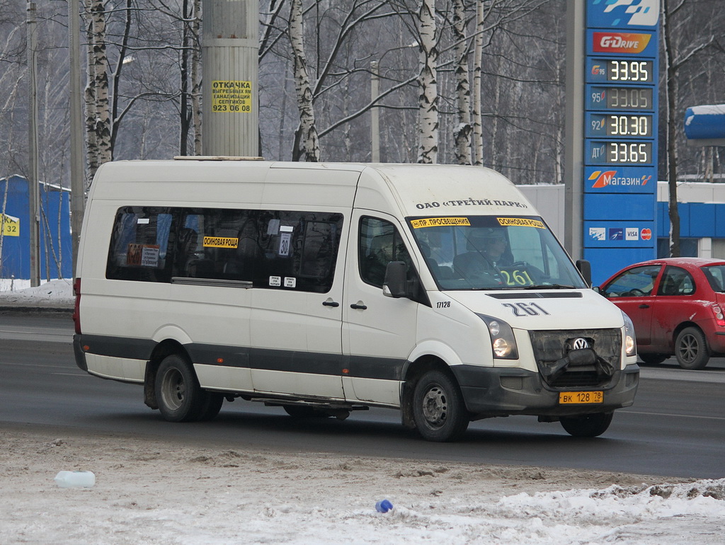 Санкт-Петербург, БТД-2219 (Volkswagen Crafter) № ВК 128 78