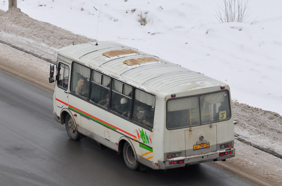 Архангельская область, ПАЗ-32054 № АС 740 29