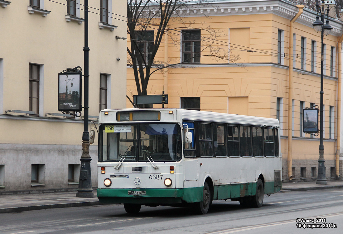 Санкт-Петербург, ЛиАЗ-5256.00 № 6387