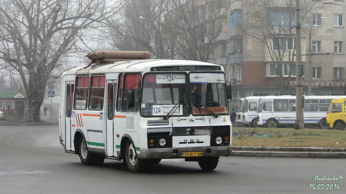 Черкасская область, ПАЗ-32054 № CA 0017 AA