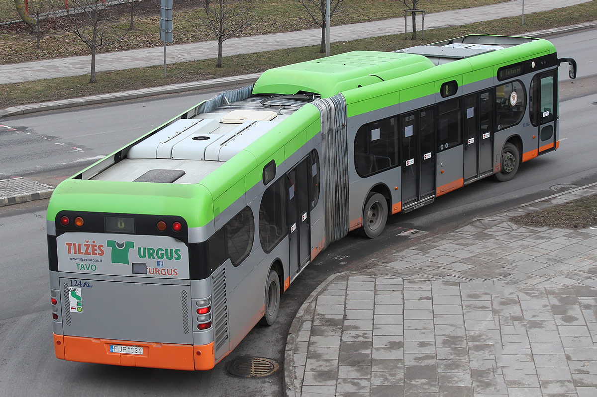 Литва, Mercedes-Benz O530G Irvine Citaro G CNG № 124