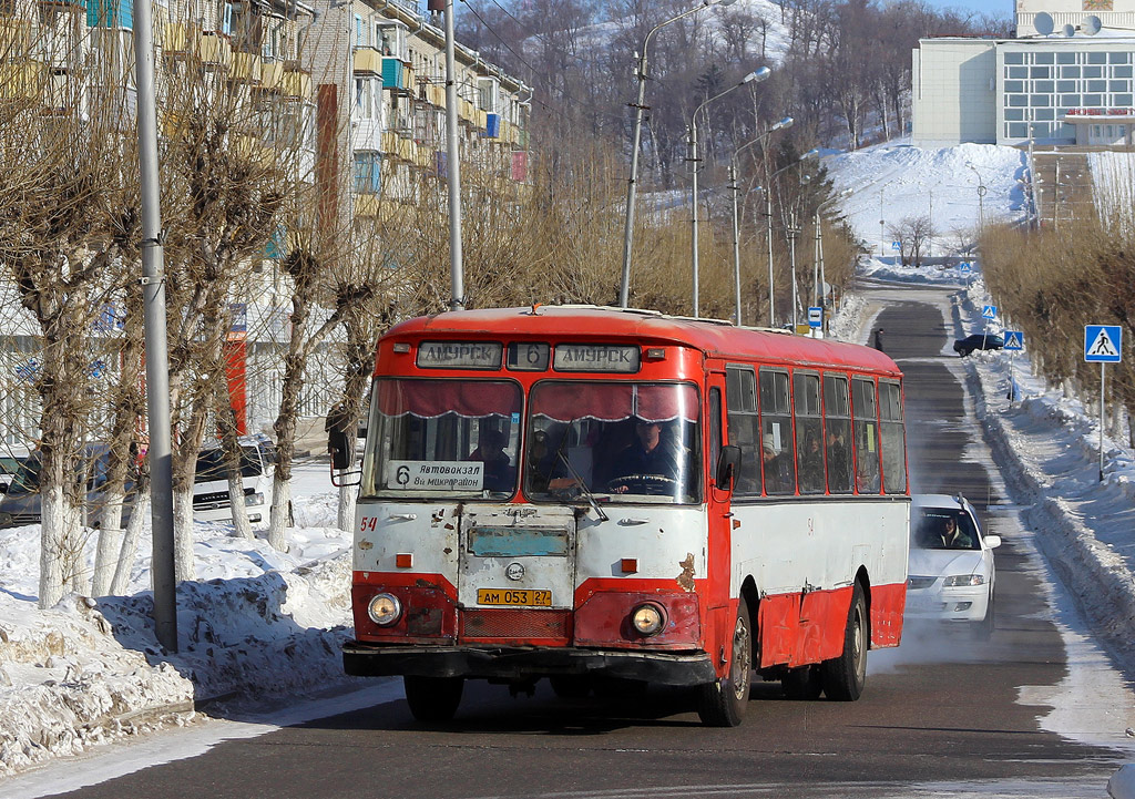 Хабаровский край, ЛиАЗ-677М № 54