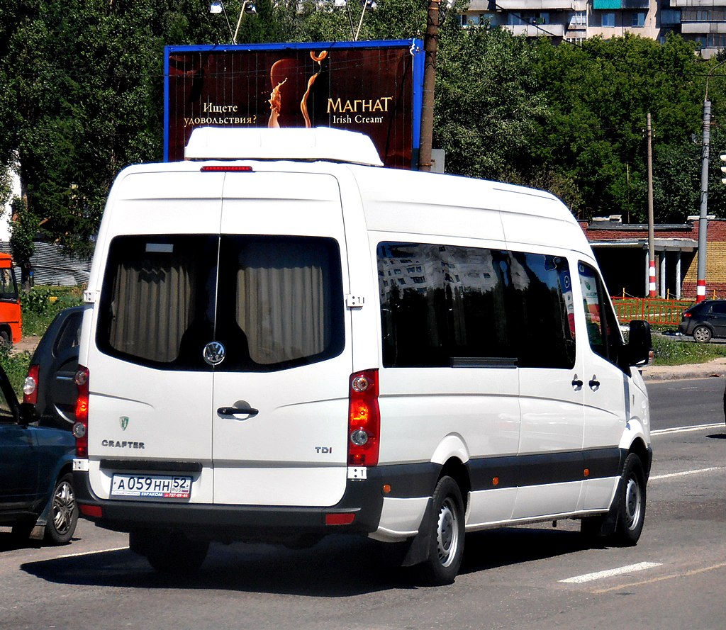 Нижегородская область, Volkswagen Crafter № А 059 НН 52