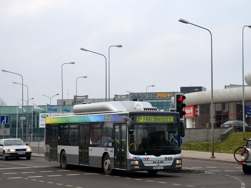 Литва, MAN A21 Lion's City NL273 CNG № 948