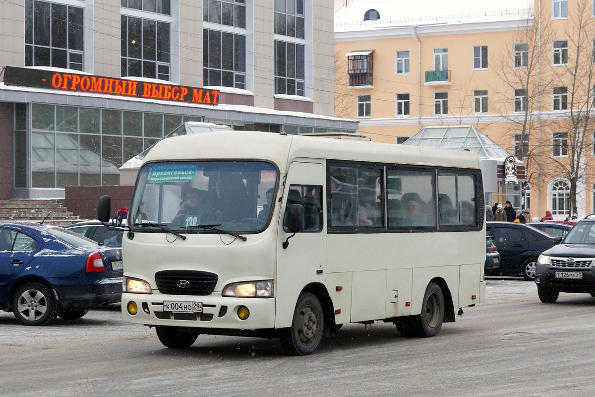 Архангельская область, Hyundai County SWB C08 (РЗГА) № К 004 НО 29