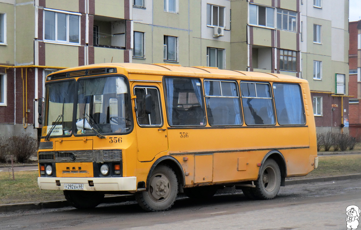 Псковская область, ПАЗ-32053 № 356