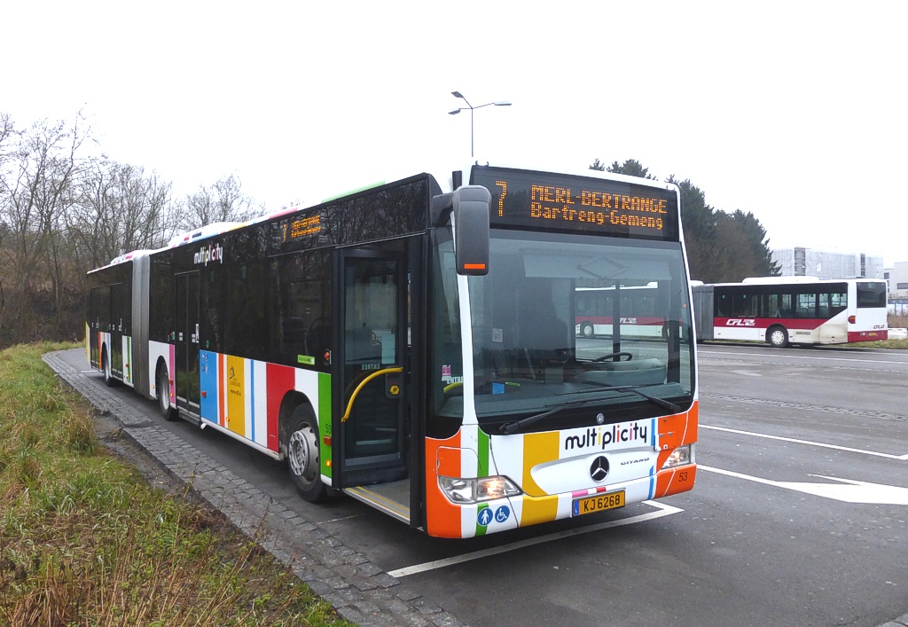 Люксембург, Mercedes-Benz O530G Citaro facelift G № 53