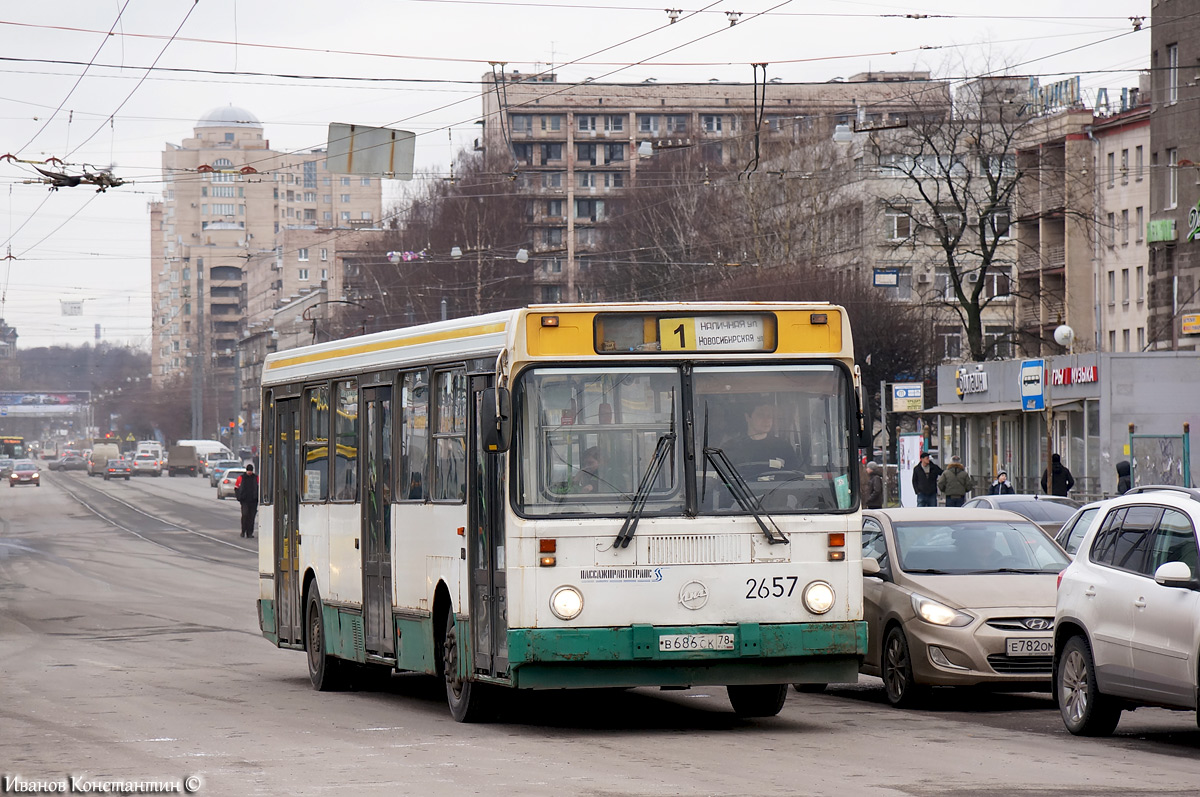 Санкт-Петербург, ЛиАЗ-5256.25 № 2657