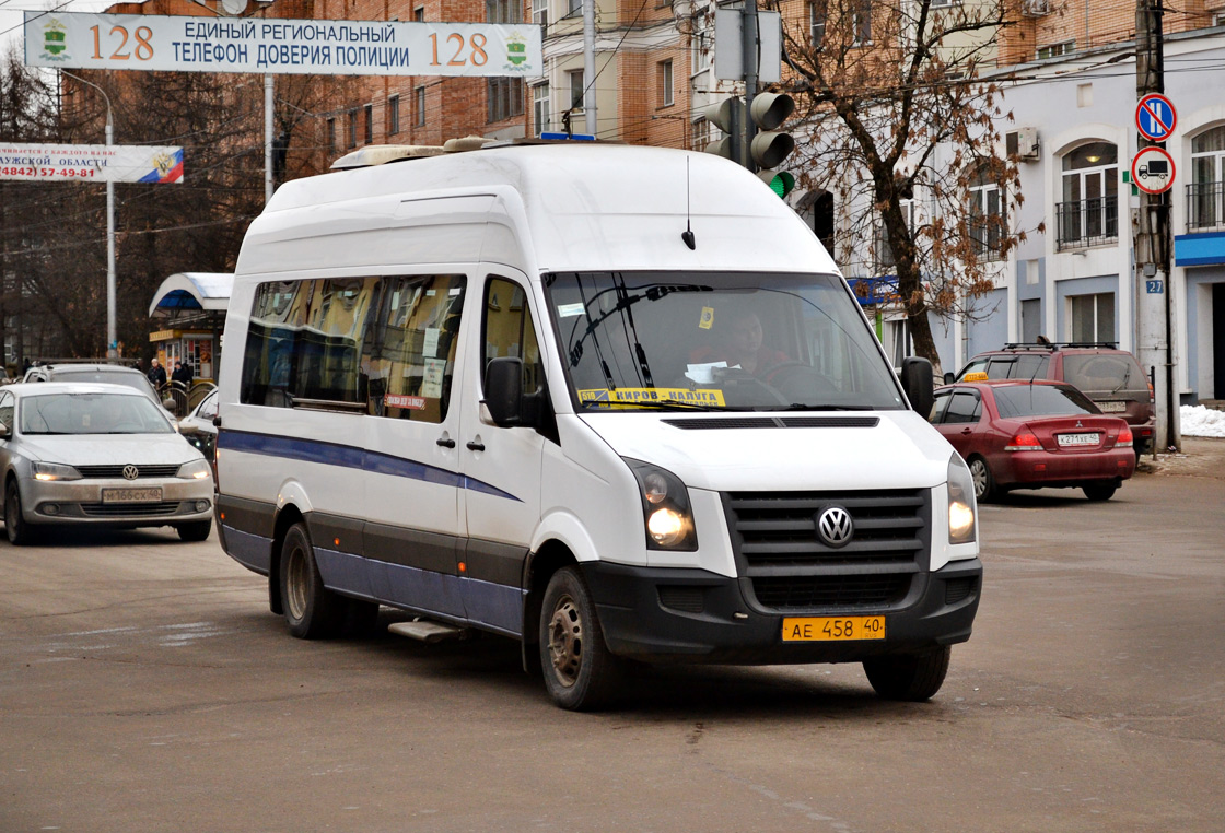 Калужская область, Volkswagen Crafter № АЕ 458 40 — Фото — Автобусный  транспорт