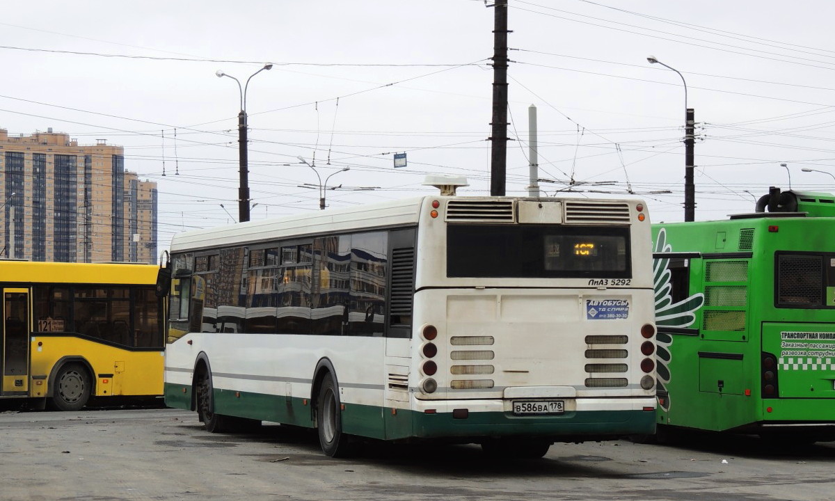 Санкт-Петербург, ЛиАЗ-5292.20 № В 586 ВА 178