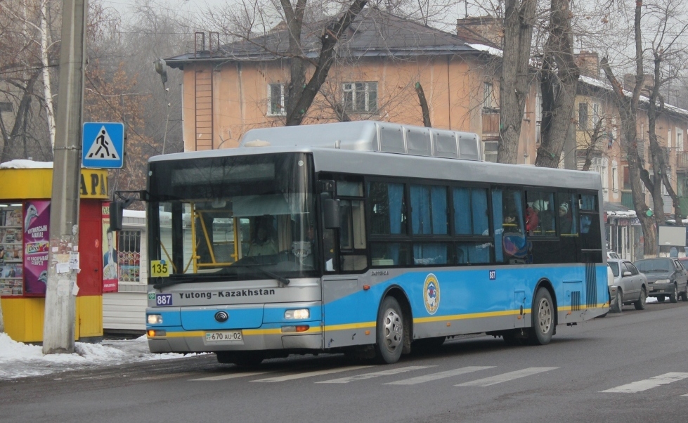 Алматы, Yutong ZK6118HGA № 887