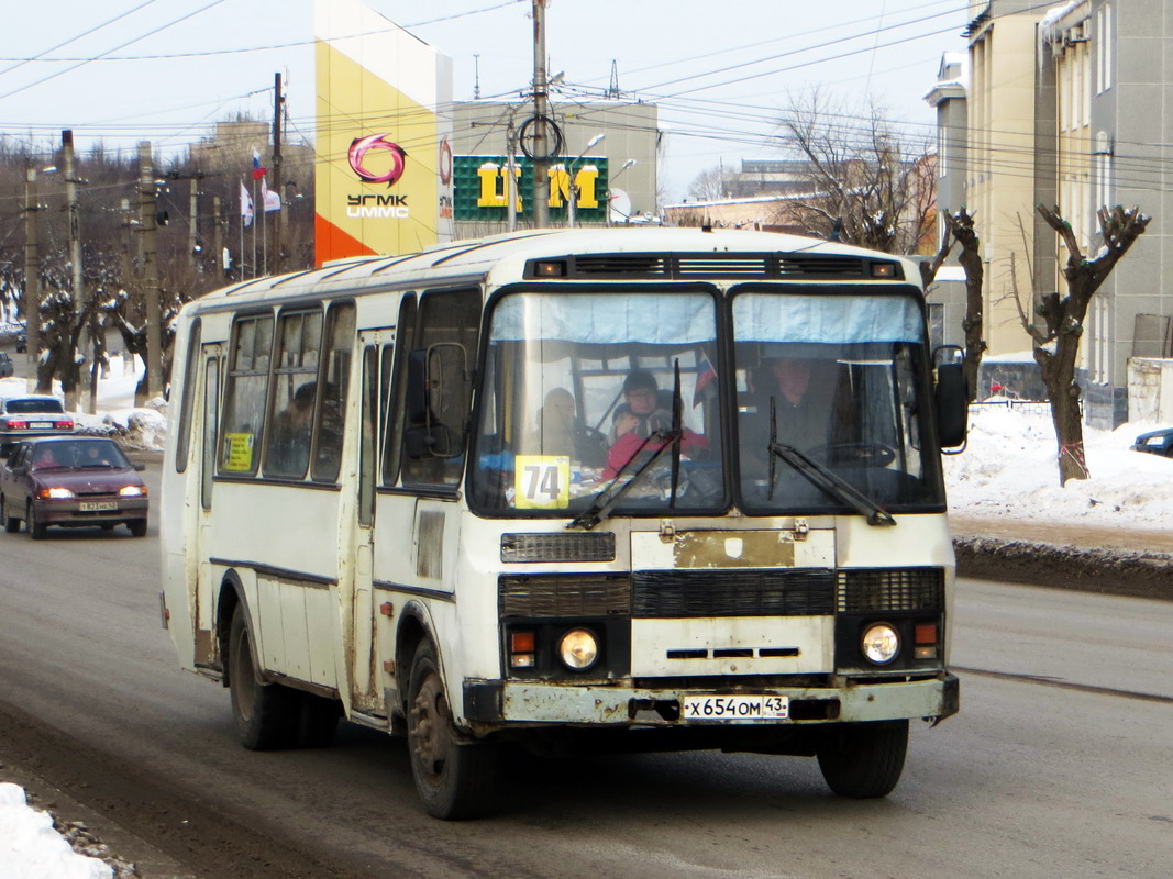 Кировская область, ПАЗ-4234 № Х 654 ОМ 43