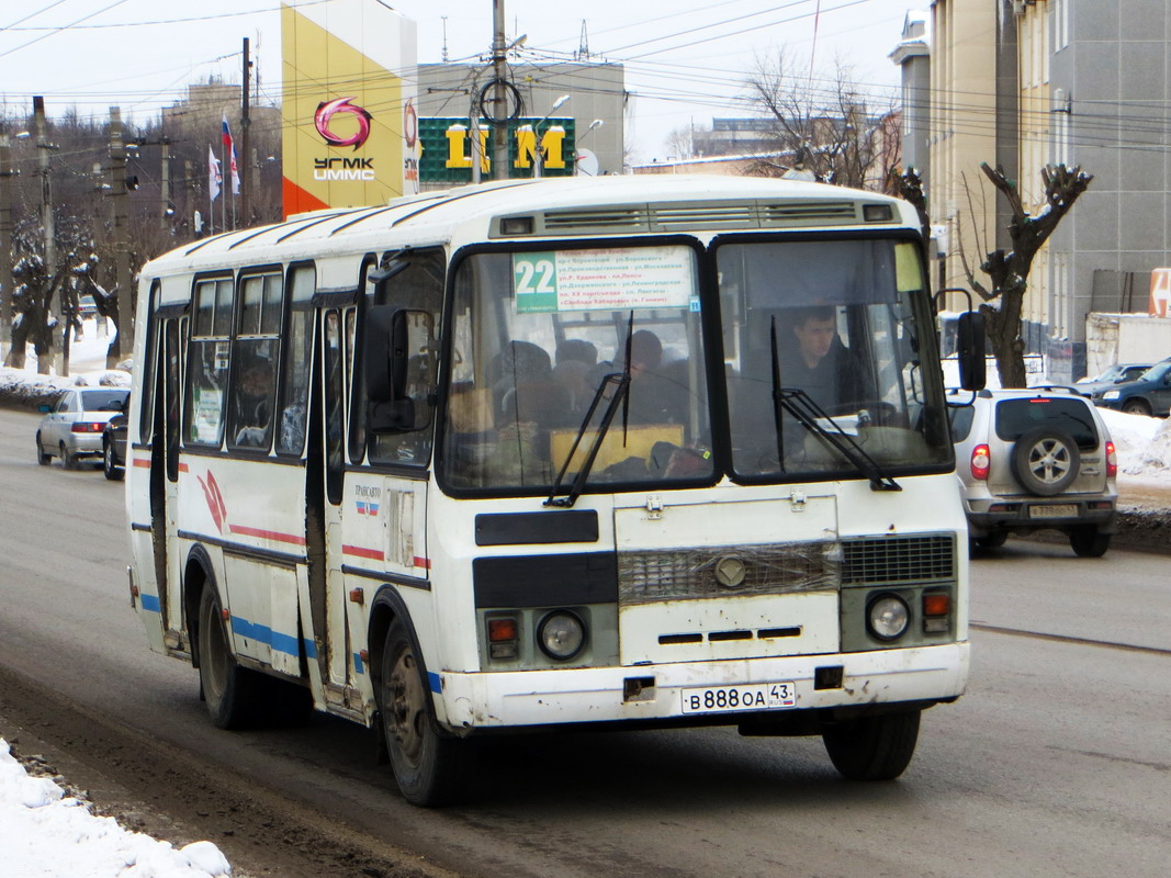 Кировская область, ПАЗ-4234 № В 888 ОА 43