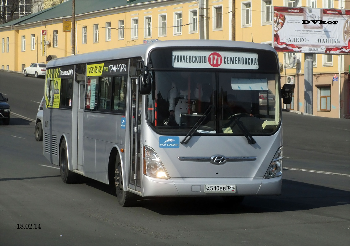 Primorskiy region, Hyundai New Super AeroCity 1F/L № А 510 ВВ 125