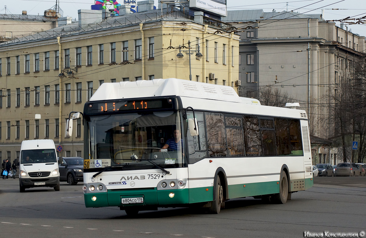 Санкт-Петербург, ЛиАЗ-5292.71 № 7529