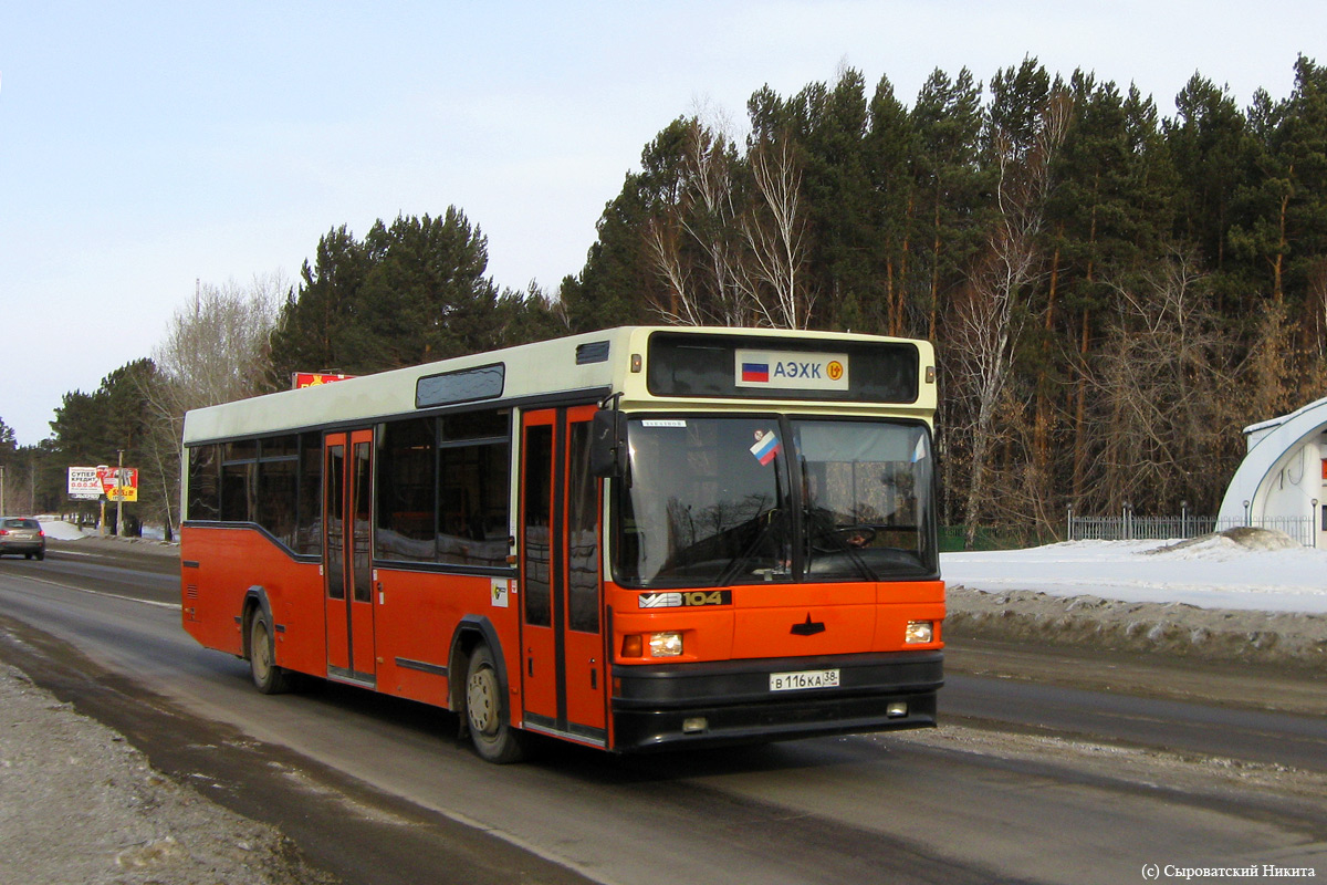 Иркутская область, МАЗ-104.С21 № В 116 КА 38