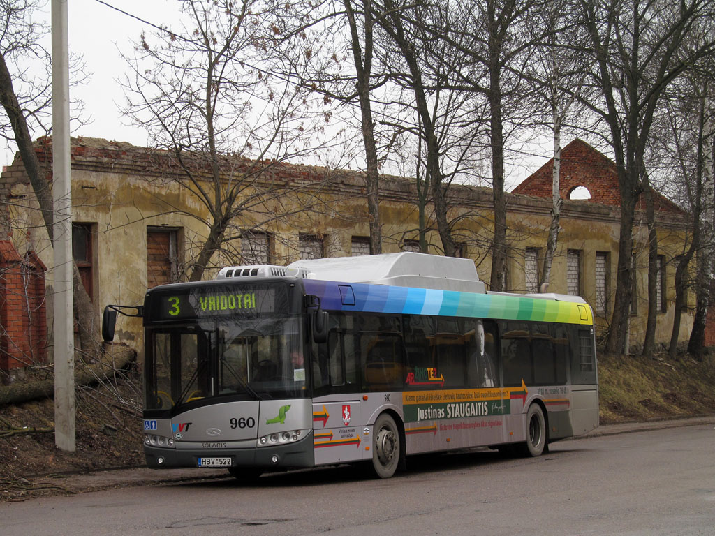 Литва, Solaris Urbino III 12 CNG № 960