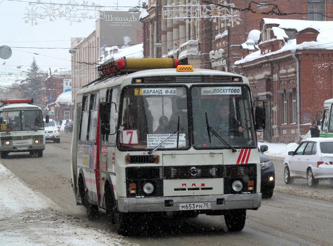 Томская область, ПАЗ-32051-110 № М 653 РН 70