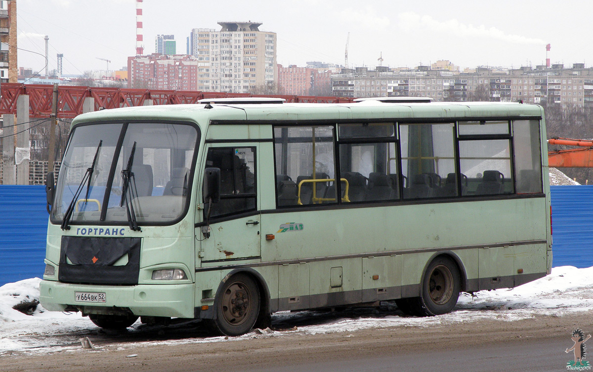 Нижегородская область, ПАЗ-320401-01 № У 664 ВК 52