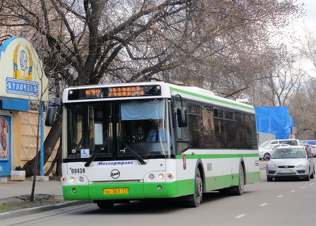 Москва, ЛиАЗ-5292.21 № 09438