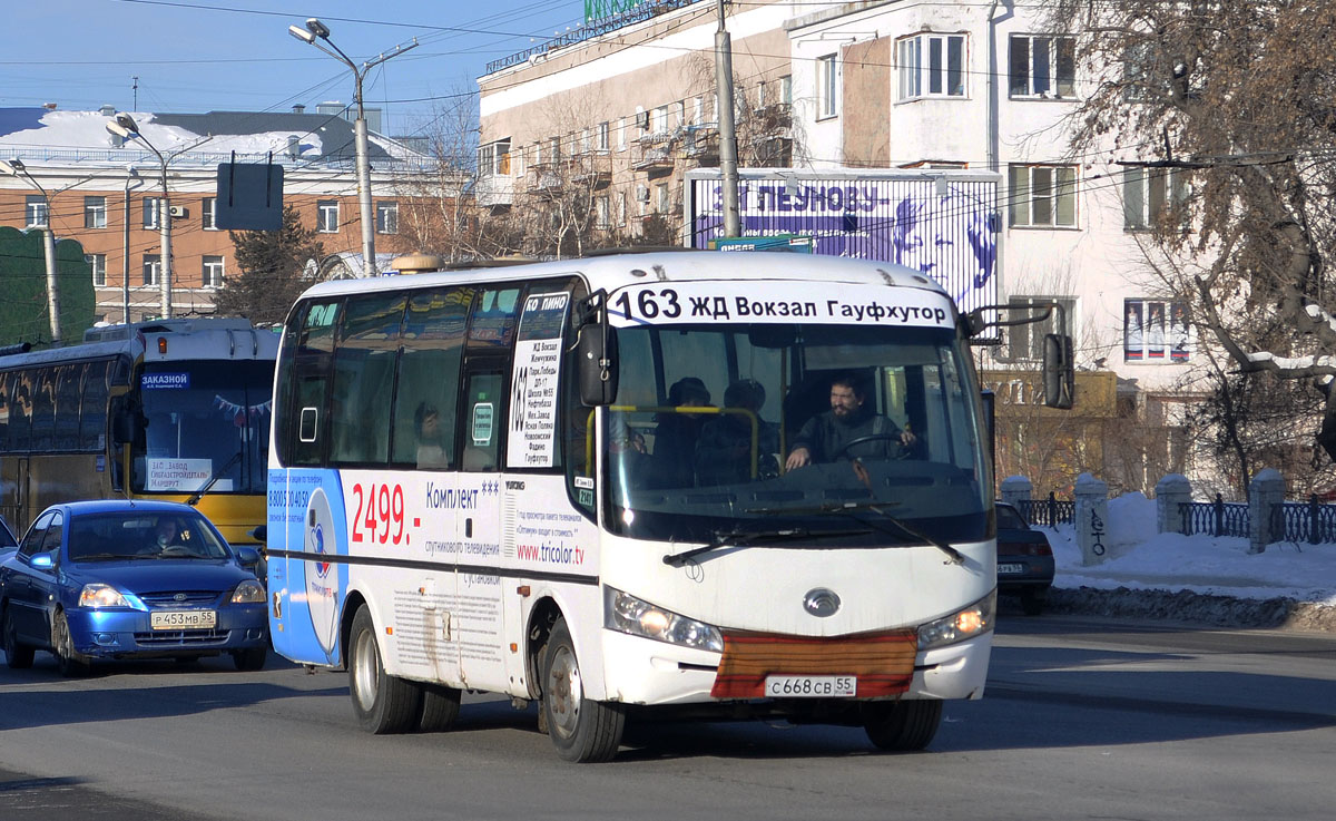 Омская область, Yutong ZK6737D № С 668 СВ 55