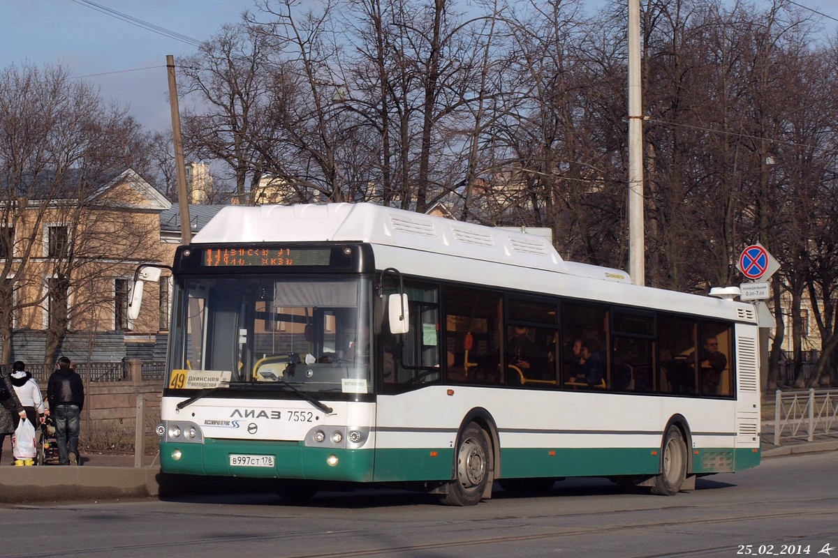 Sankt Petersburg, LiAZ-5292.71 Nr 7552