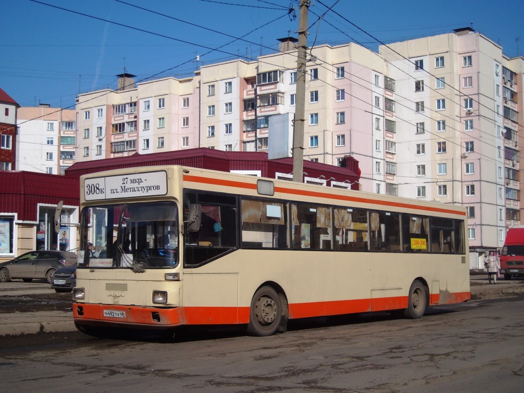 Липецкая область, MAN 791 SL202 № Н 492 ТУ 48