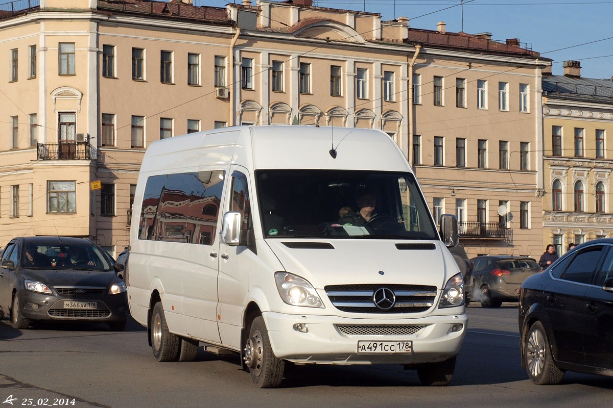 Санкт-Петербург, Mercedes-Benz Sprinter W906 511CDI № А 491 СС 178