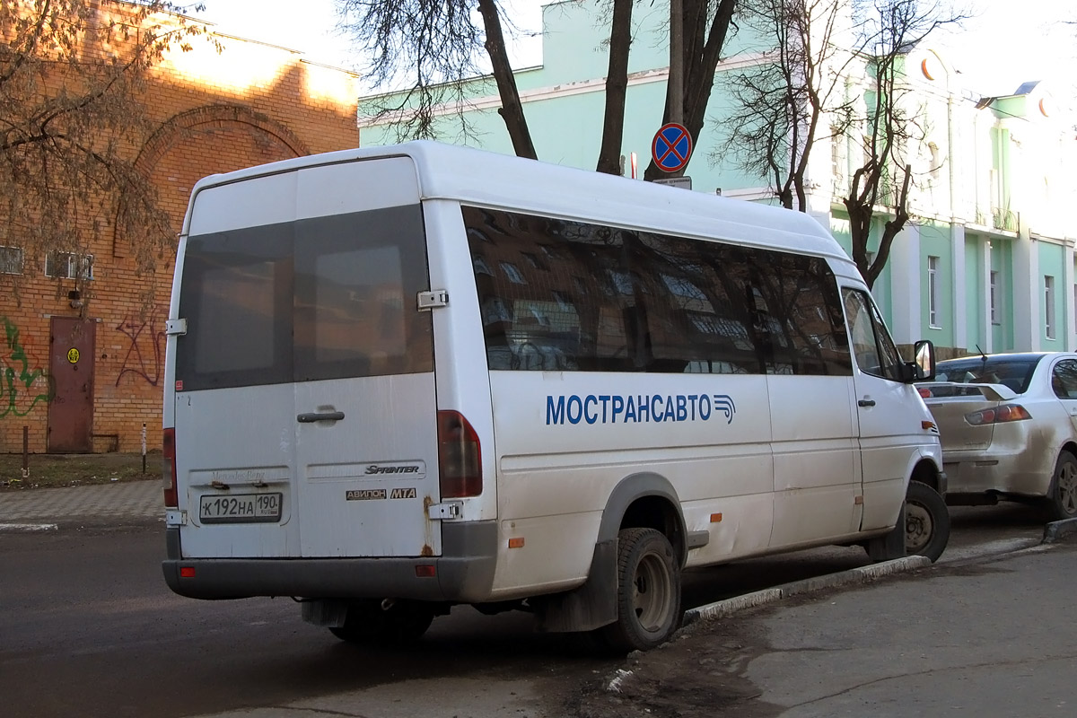 Moscow region, Samotlor-NN-323760 (MB Sprinter 413CDI) # К 192 НА 190