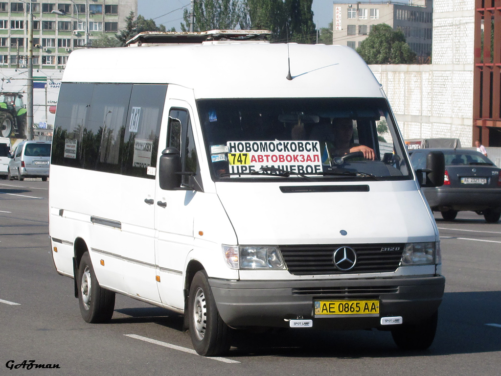 Днепропетровская область, Mercedes-Benz Sprinter W903 312D № AE 0865 AA