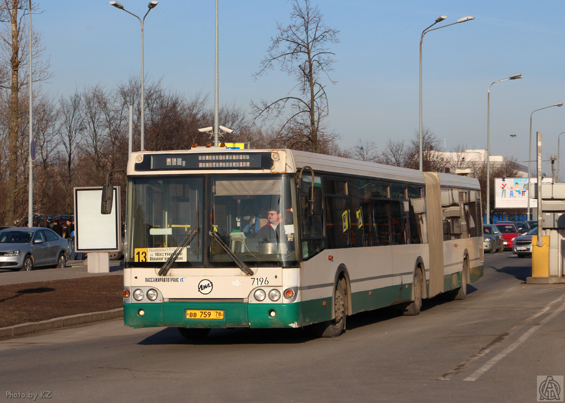 Санкт-Петербург, ЛиАЗ-6213.20 № 7196