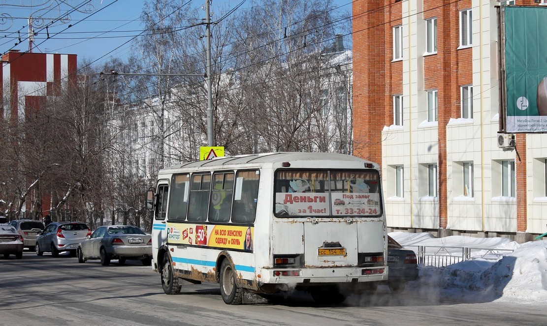 Томская область, ПАЗ-32054 № СС 154 70