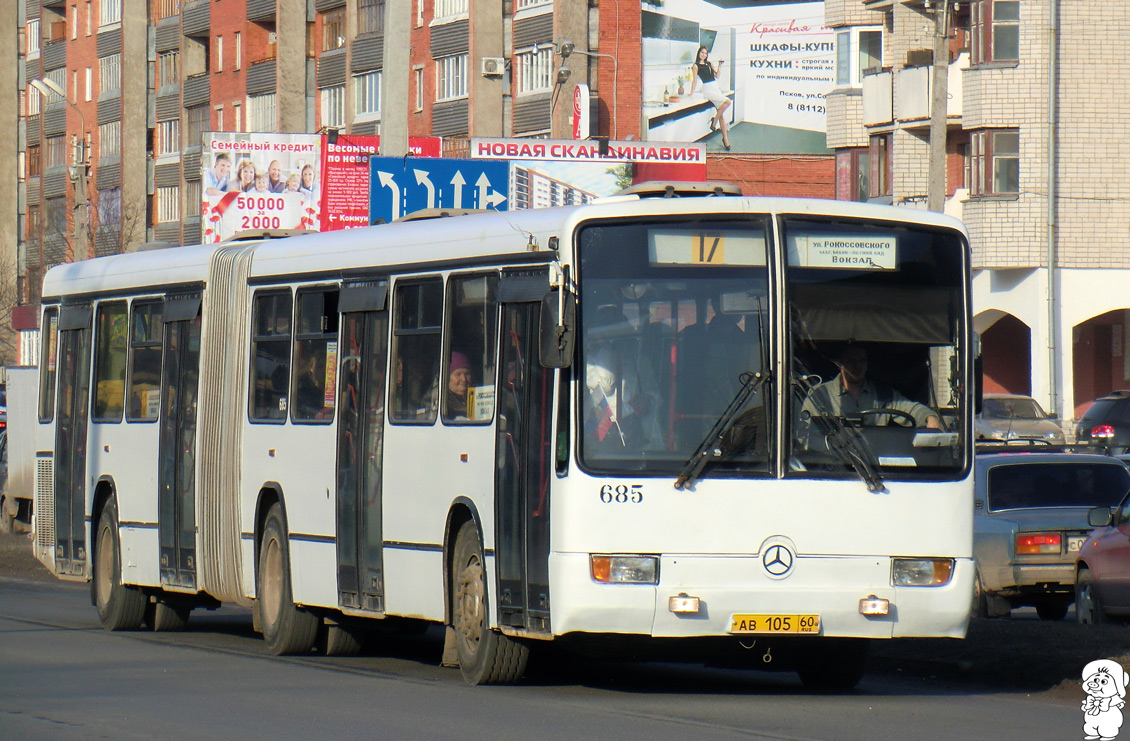 Псковская область, Mercedes-Benz O345G № 685