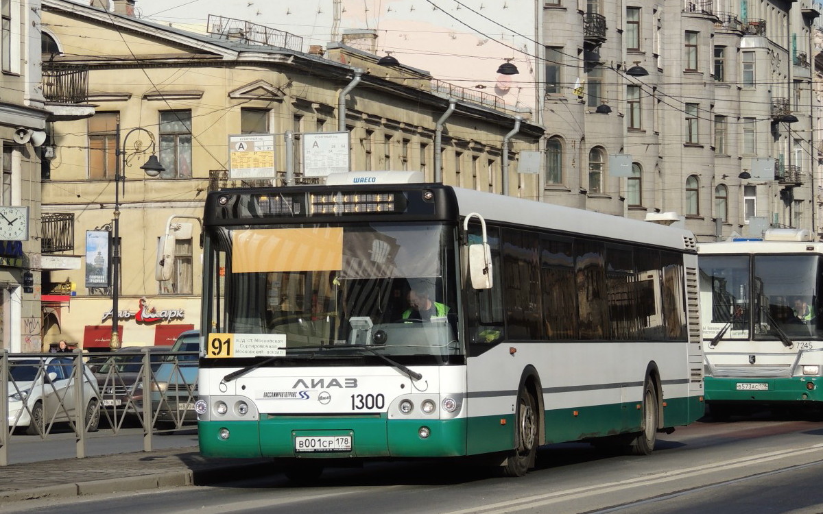 Санкт-Петербург, ЛиАЗ-5292.60 № 1300