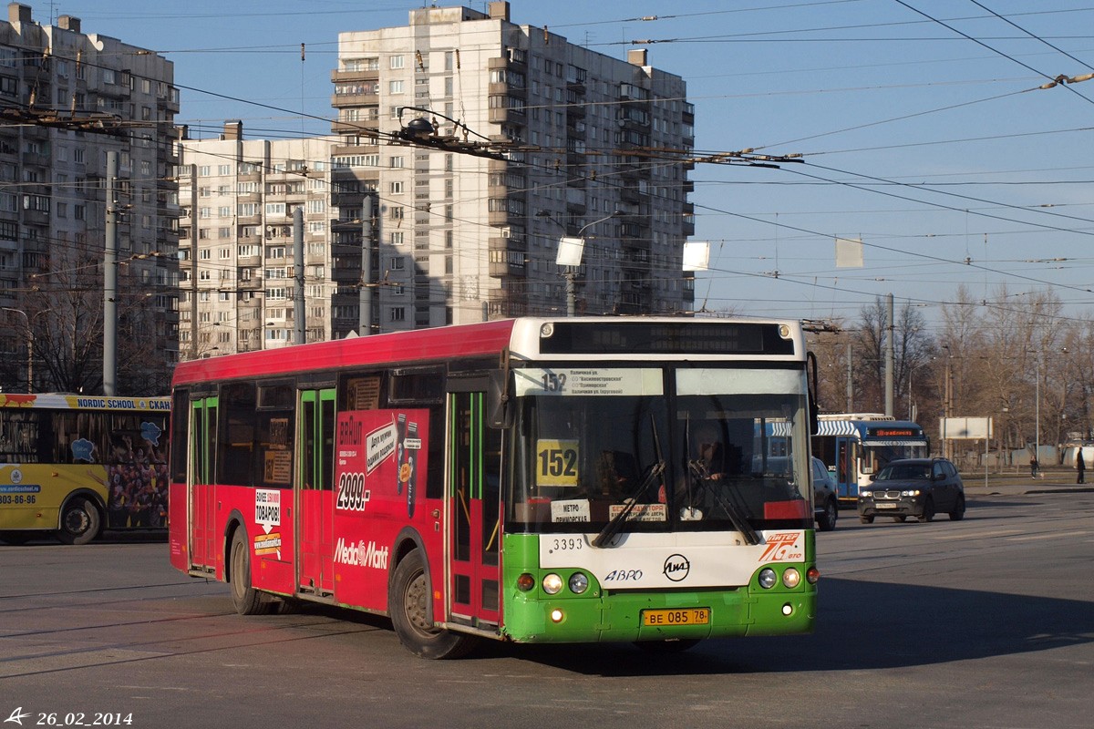 Санкт-Петербург, ЛиАЗ-5292.20 № 3393