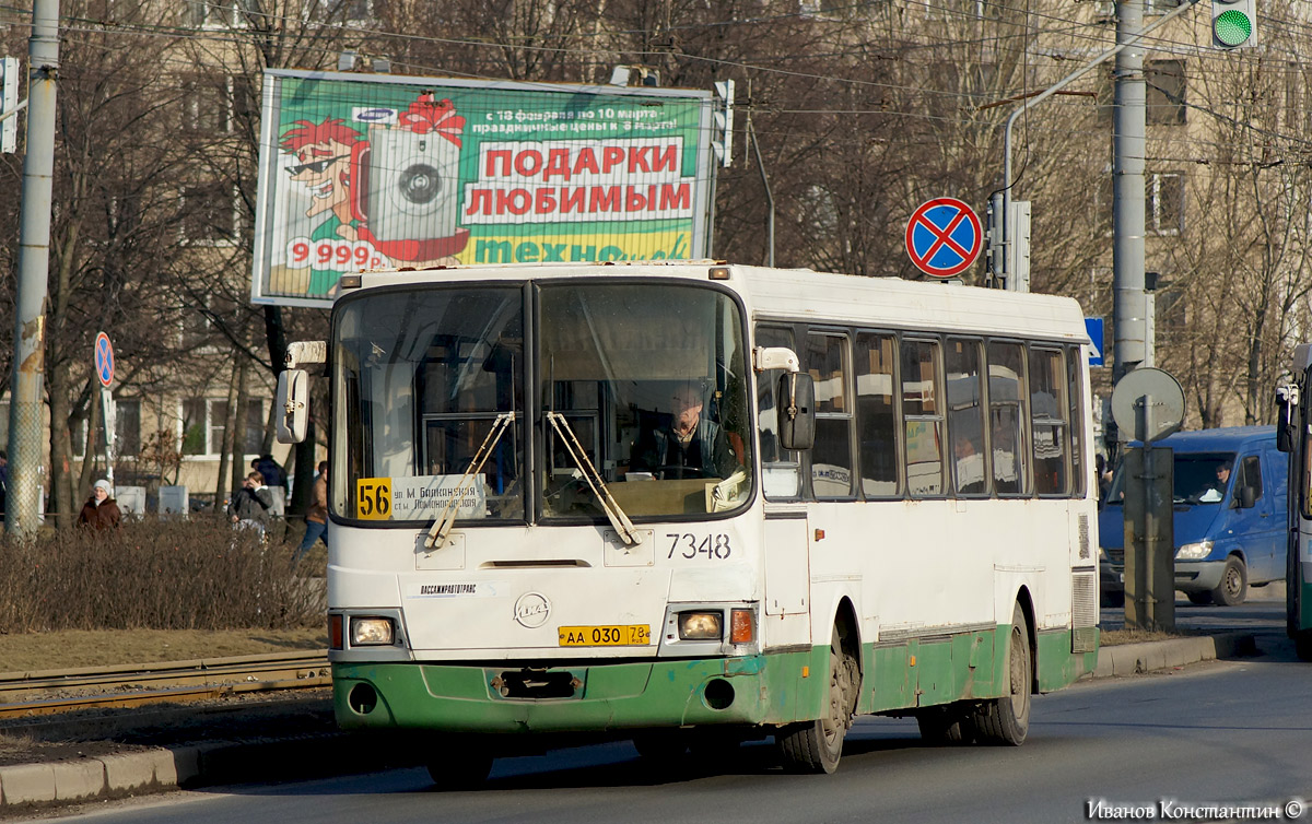 Санкт-Петербург, ЛиАЗ-5256.25 № 7348