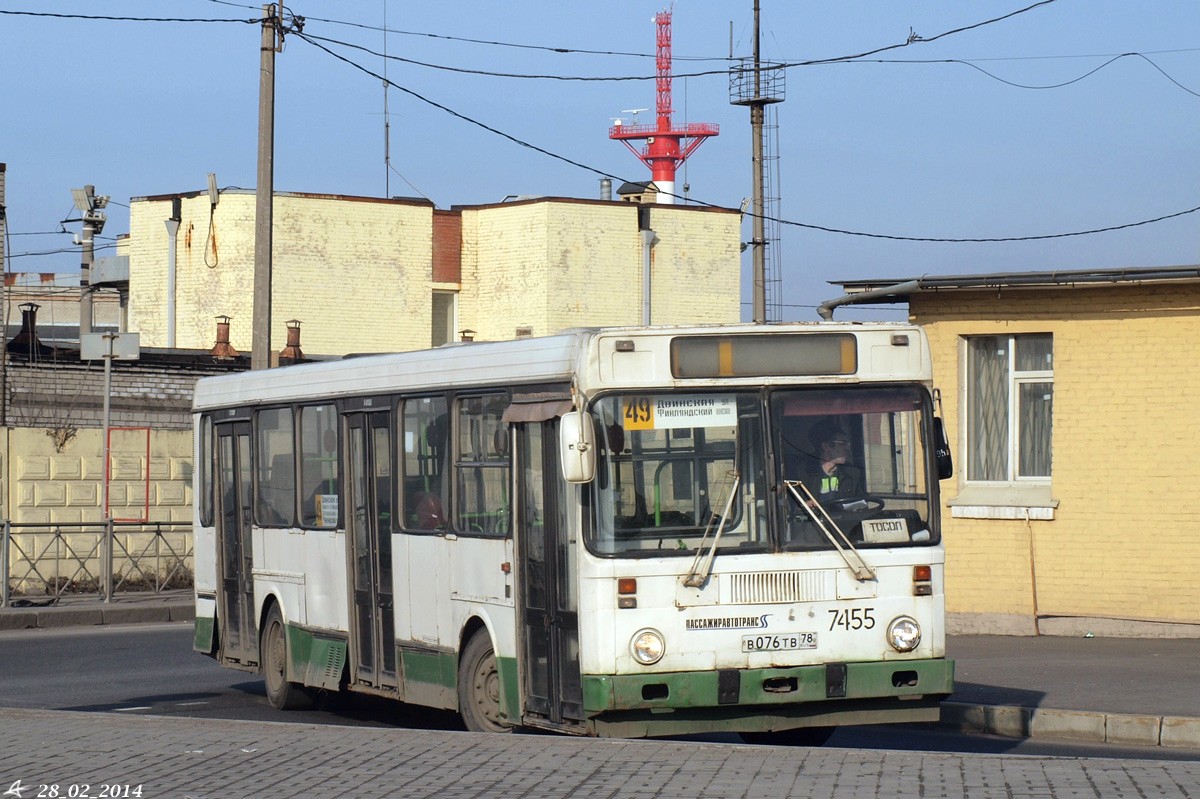 Санкт-Петербург, ЛиАЗ-5256.25 № 7455