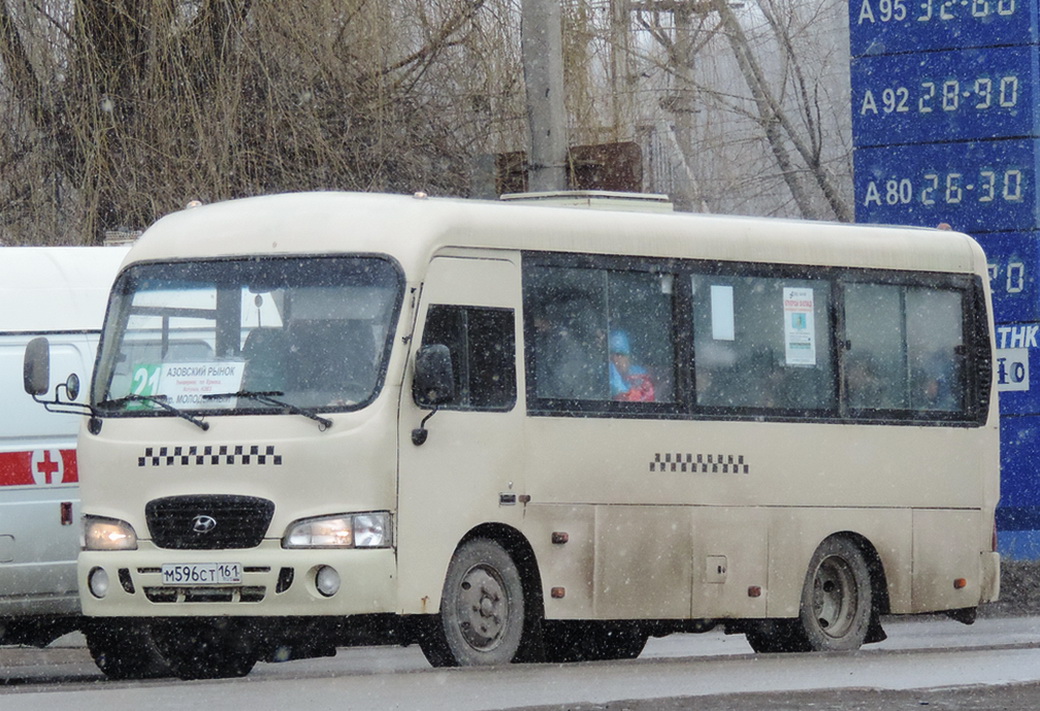 Ростовская область, Hyundai County SWB C08 (РЗГА) № М 596 СТ 161