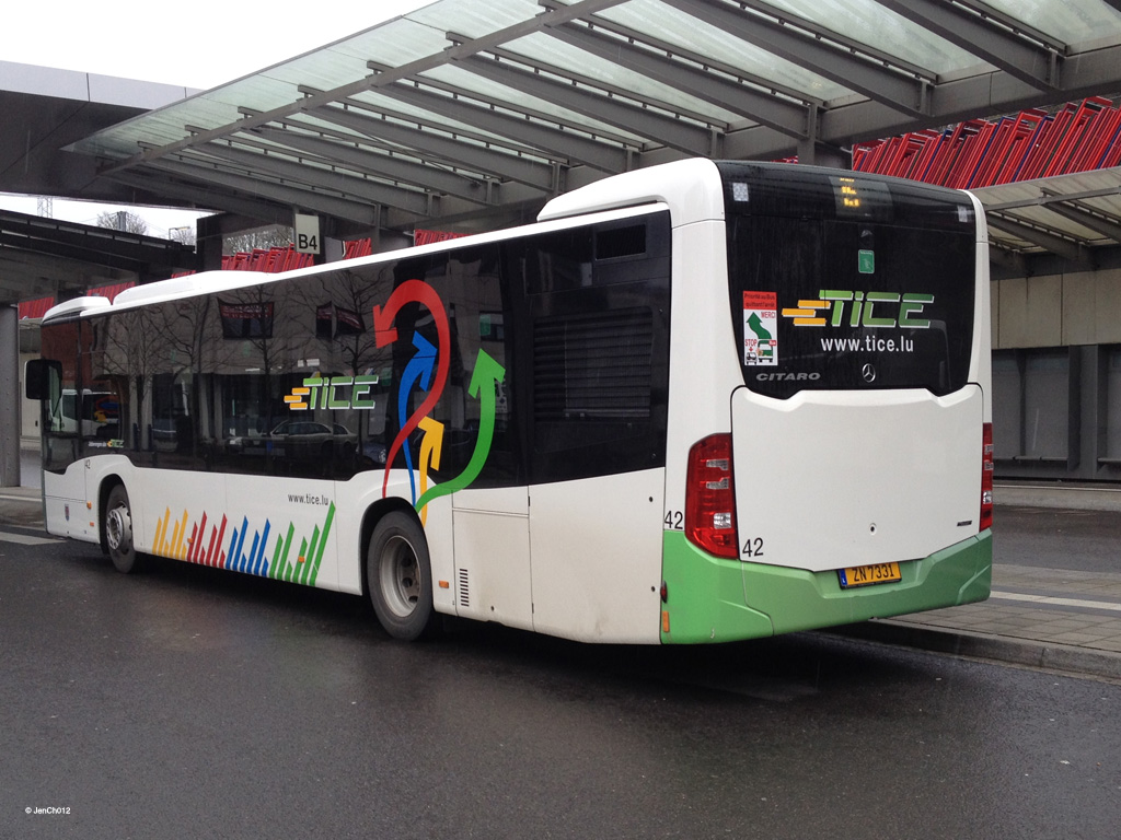 Luxembourg, Mercedes-Benz Citaro C2 Nr. 42