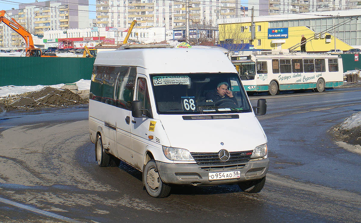 Пензенская область, Самотлор-НН-323770 (MB Sprinter 411CDI) № О 954 АО 58