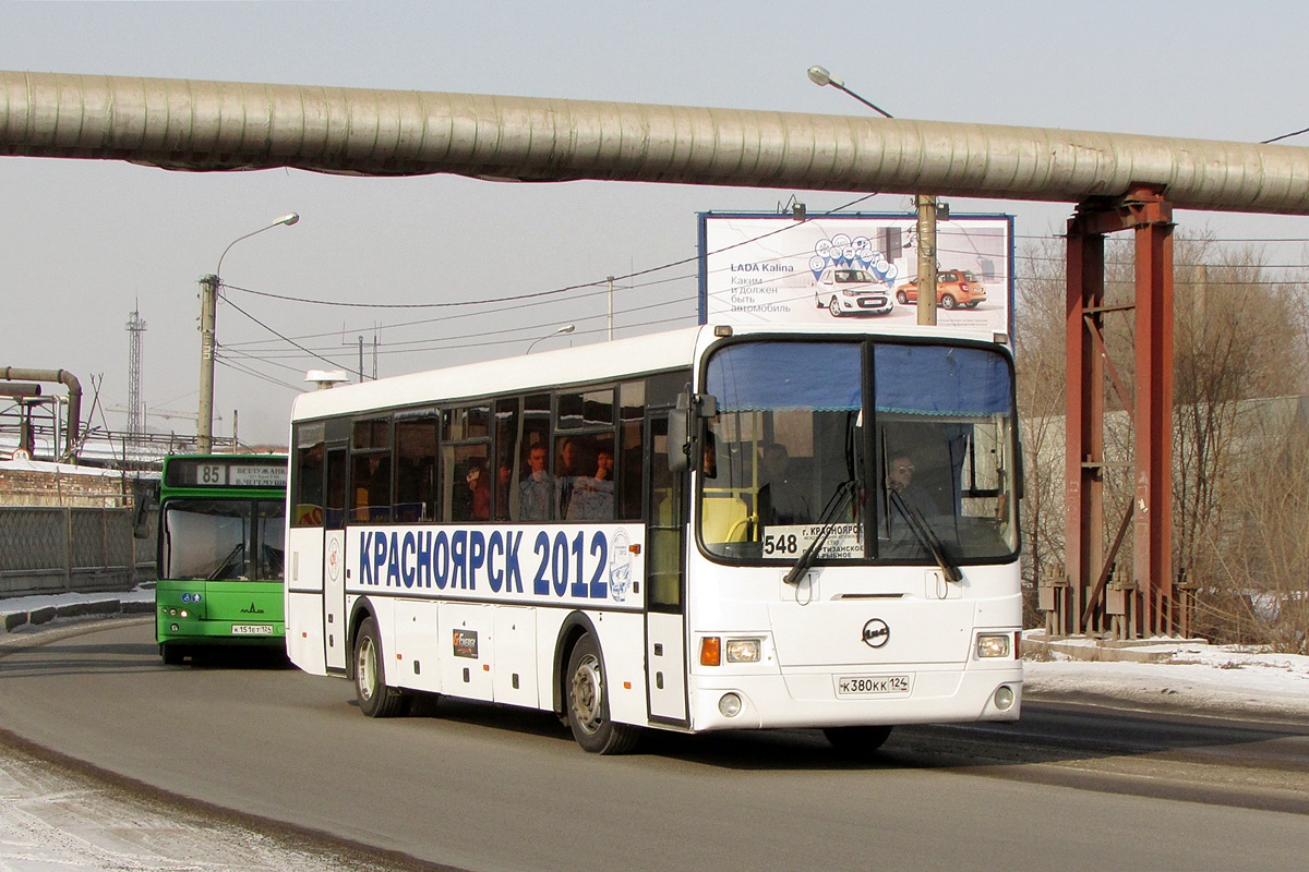 Krasnojarskas novads, LiAZ-5256.58 № К 380 КК 124