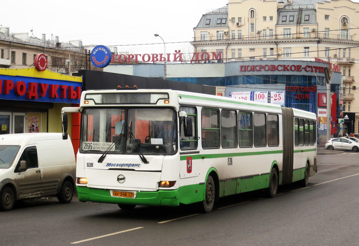 Москва, ЛиАЗ-6212.01 № 15396