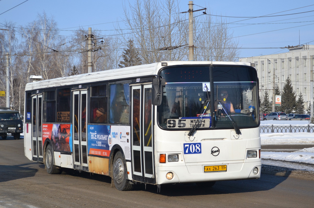 Omsk region, LiAZ-5293.00 Nr. 708