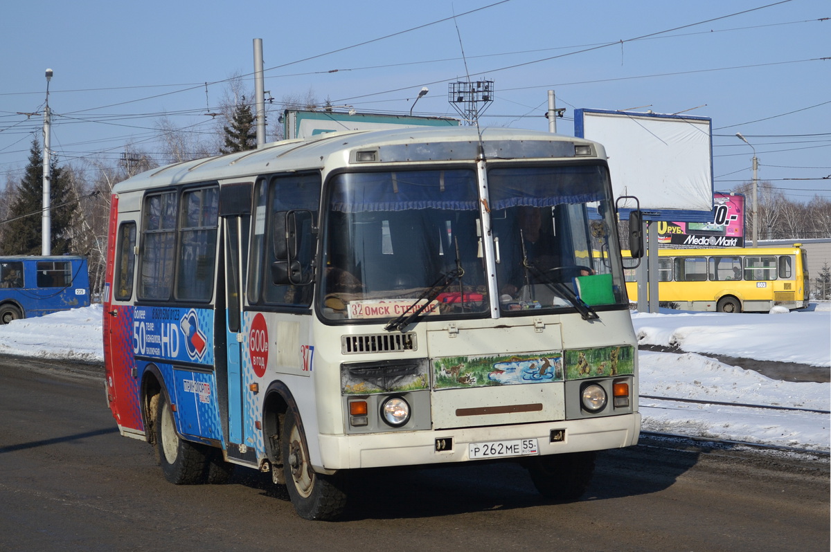 Омская область, ПАЗ-32053 № 377