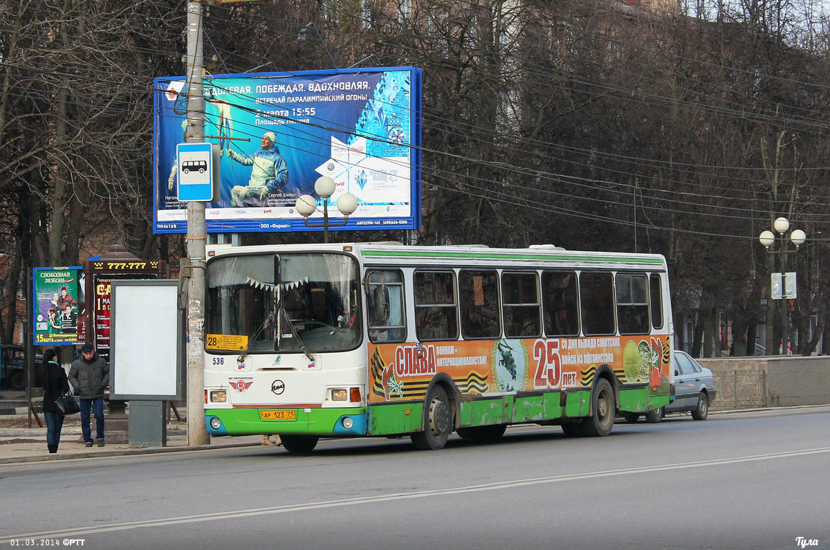 Тульская область, ЛиАЗ-5256.45 № 536