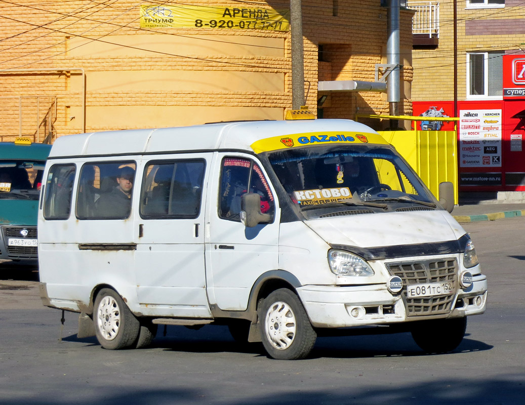 Nizhegorodskaya region, GAZ-322130 (XTH, X96) č. Е 081 ТС 152