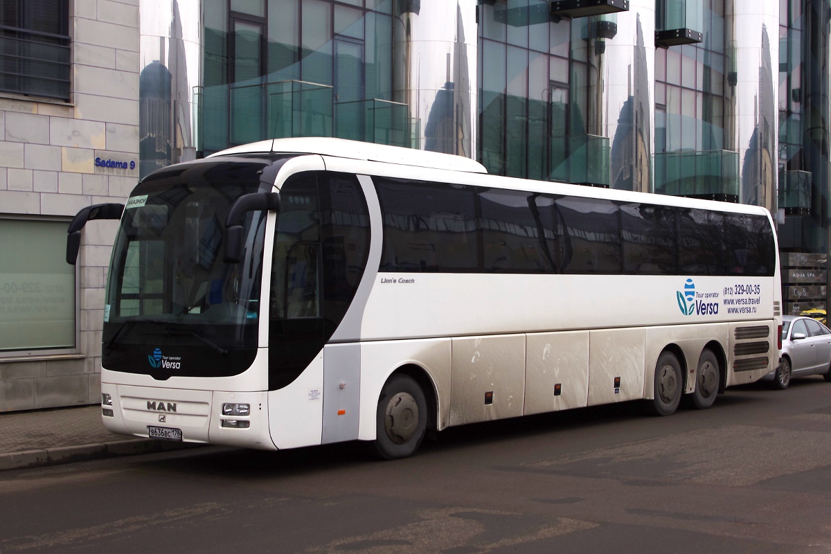 Санкт-Петербург, MAN R08 Lion's Coach L RHC444 L № В 636 ВС 178