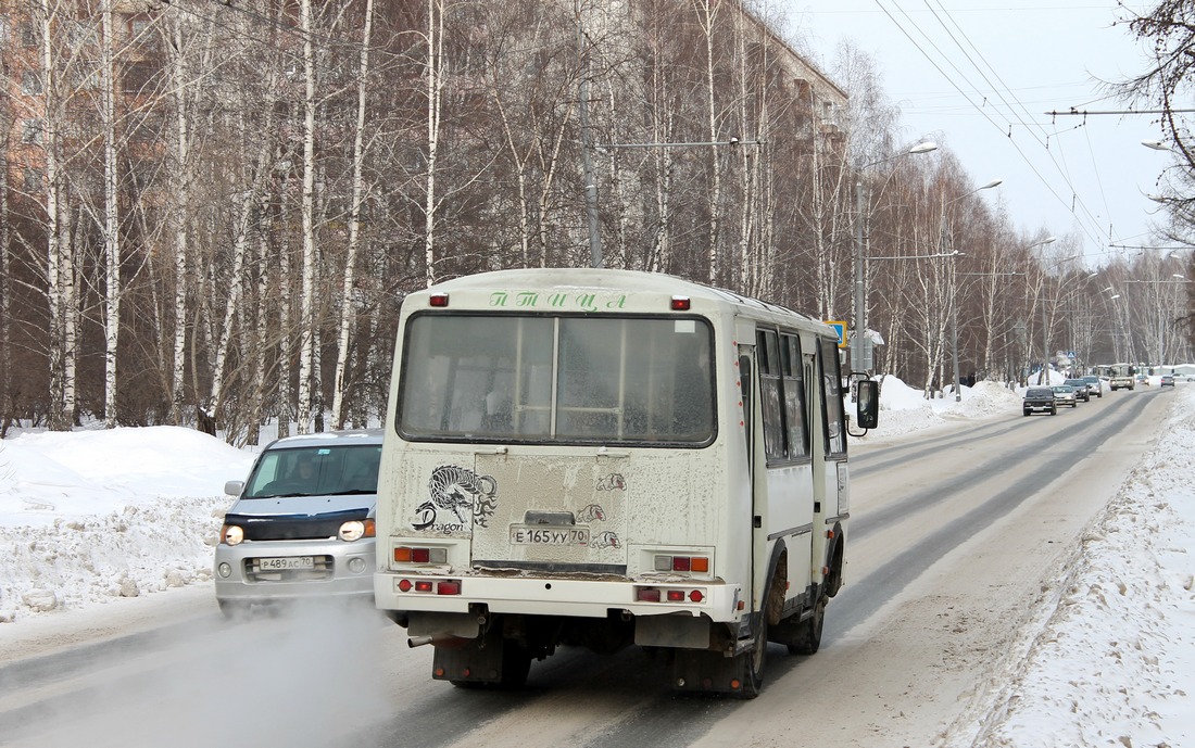 Томская область, ПАЗ-32051-110 № Е 165 УУ 70