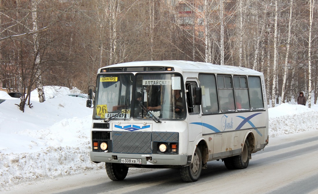 Томская область, ПАЗ-32054 № О 308 ХВ 70